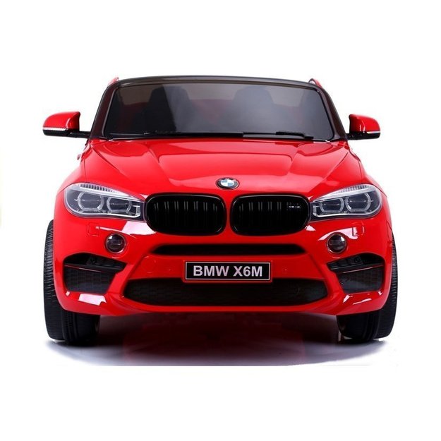 NAUJAS BMW X6M raudonas - elektrinis pasivažinėjimo automobilis 3