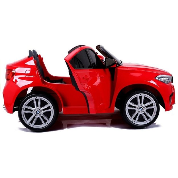 NAUJAS BMW X6M raudonas - elektrinis pasivažinėjimo automobilis 12