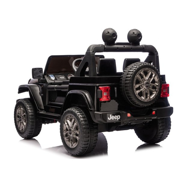 Jeep Rubicon 4x4 DK-JWR556 4x200W 24V Black Battery-Operated Vehicle