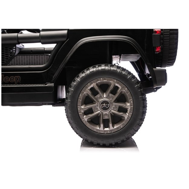 Jeep Rubicon 4x4 DK-JWR556 4x200W 24V Black Battery-Operated Vehicle