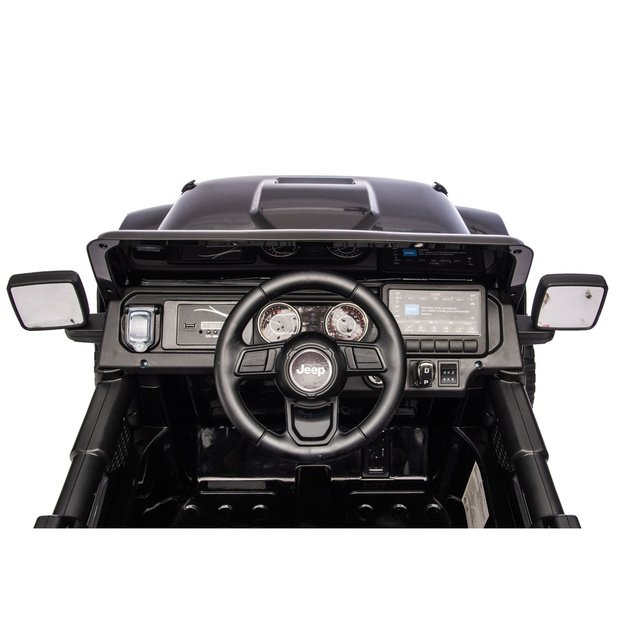 Jeep Rubicon 4x4 DK-JWR556 4x200W 24V Black Battery-Operated Vehicle