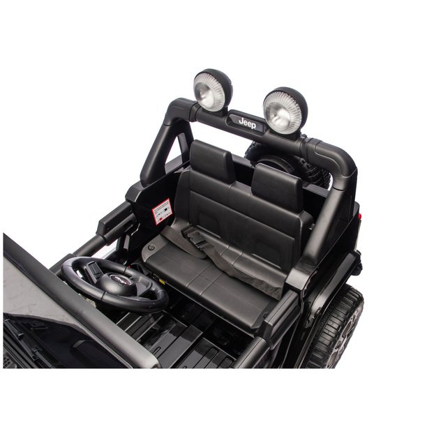 Jeep Rubicon 4x4 DK-JWR556 4x200W 24V Black Battery-Operated Vehicle