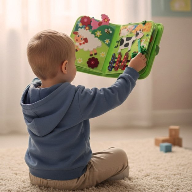 Sensorinė mokomoji manipuliatyvi ūkio knygelė