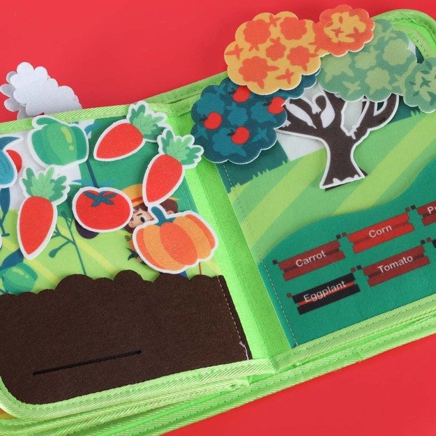 Sensorinė mokomoji manipuliatyvi ūkio knygelė
