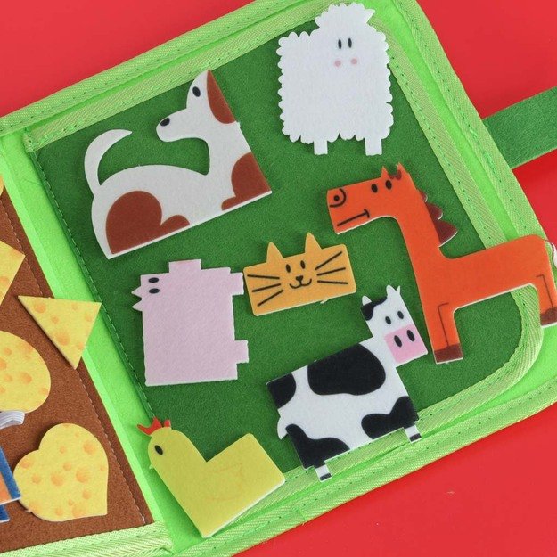 Sensorinė mokomoji manipuliatyvi ūkio knygelė