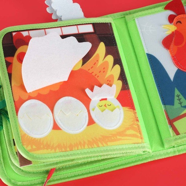 Sensorinė mokomoji manipuliatyvi ūkio knygelė