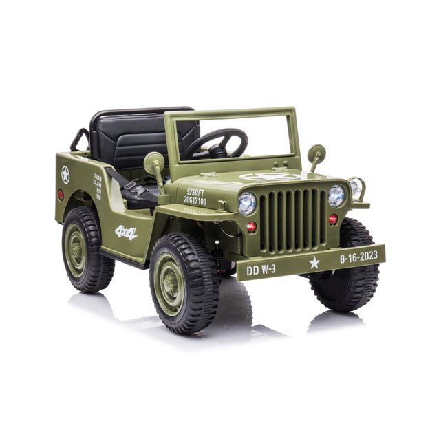 Battery Car JH-103 Olive Green 4x4