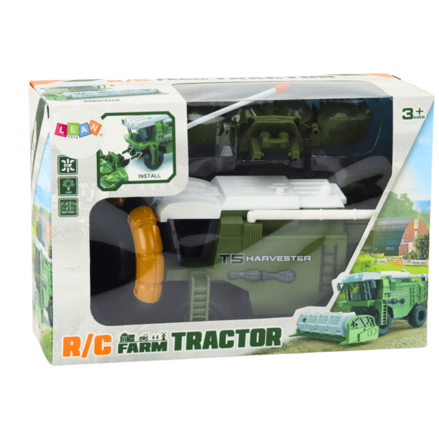 RC žemės ūkio kombainas Kombainas Nuotoliniu būdu valdoma žemės ūkio mašina Žalia 5