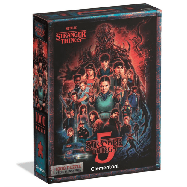 Puzzle 1000 Pieces Stranger Things 5 Poster&nbsp;Clementoni 37096