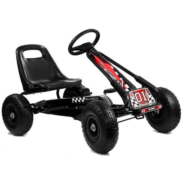 A-15 Go-Cart Black Pumped Wheels 5