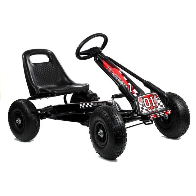 A-15 Go-Cart Black Pumped Wheels