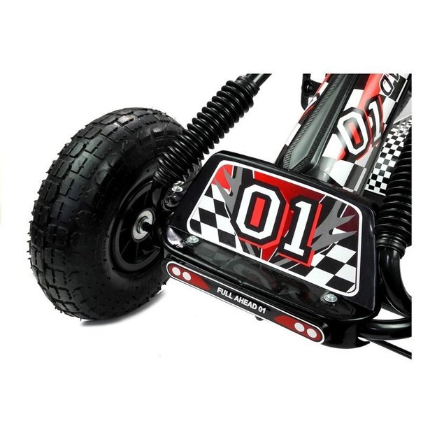A-15 Go-Cart Black Pumped Wheels 10