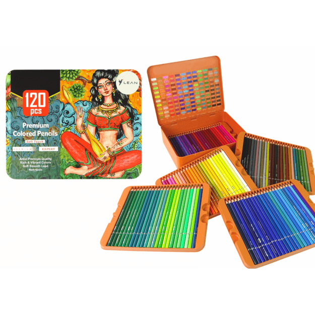 Little Artist Set 120 pcs. Crayons In Organizer