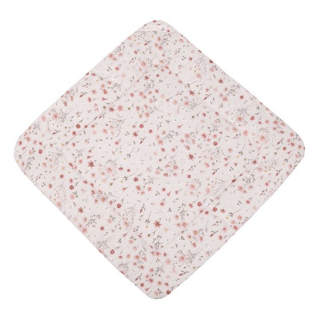 BABY WRAP VELVET BLOOM PINK 75X75