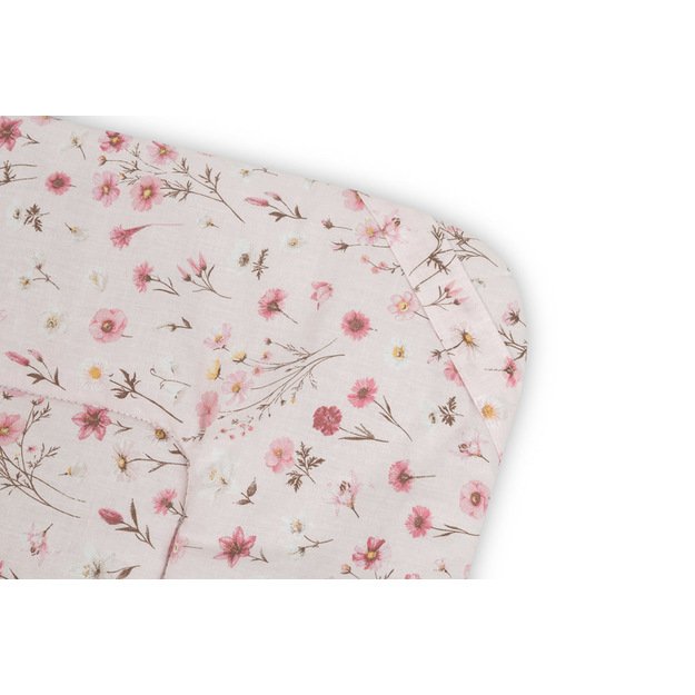 BABY WRAP VELVET BLOOM PINK 75X75
