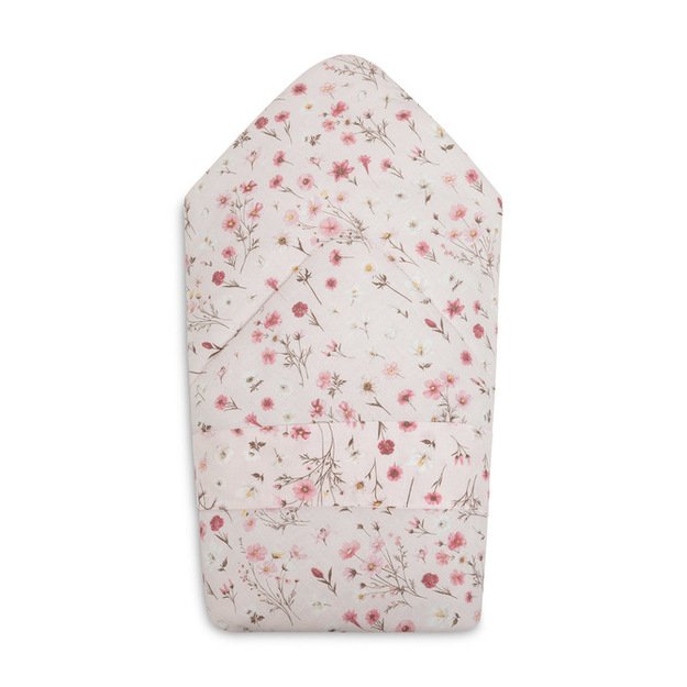 BABY WRAP VELVET BLOOM PINK 75X75