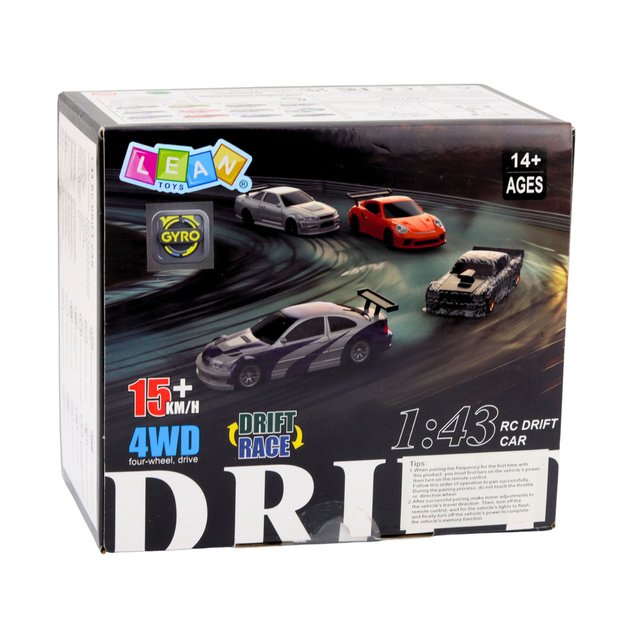 E46 Remote Controlled Drift Sports Car RC Cones 15 km/h 1:43