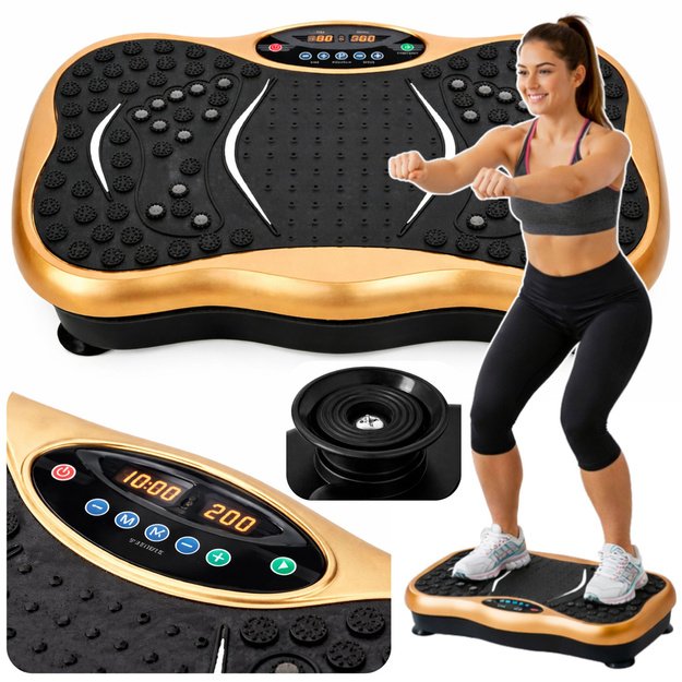 Vibration Fitness Platform for Exercise Training Bluetooth Speakers