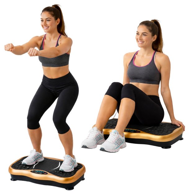 Vibration Fitness Platform for Exercise Training Bluetooth Speakers