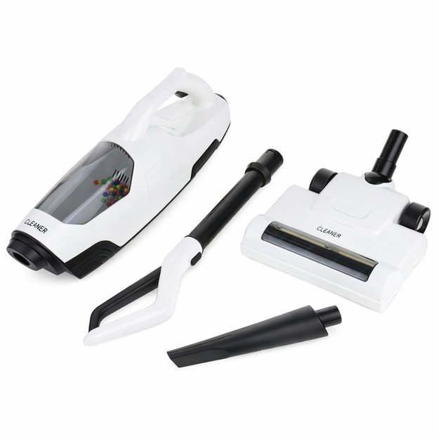 Children s Toy Vacuum Cleaner Vertical Handheld 2-in-1 Suction Function Sounds