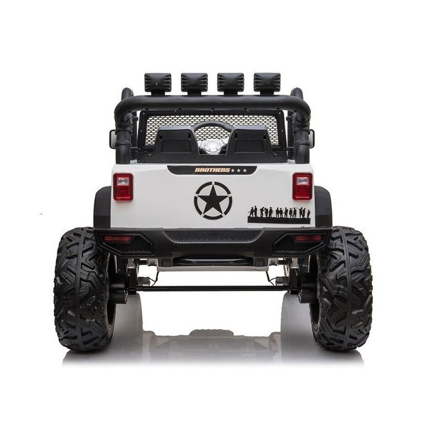 Jeep JC666 Electric Ride On Car White 4