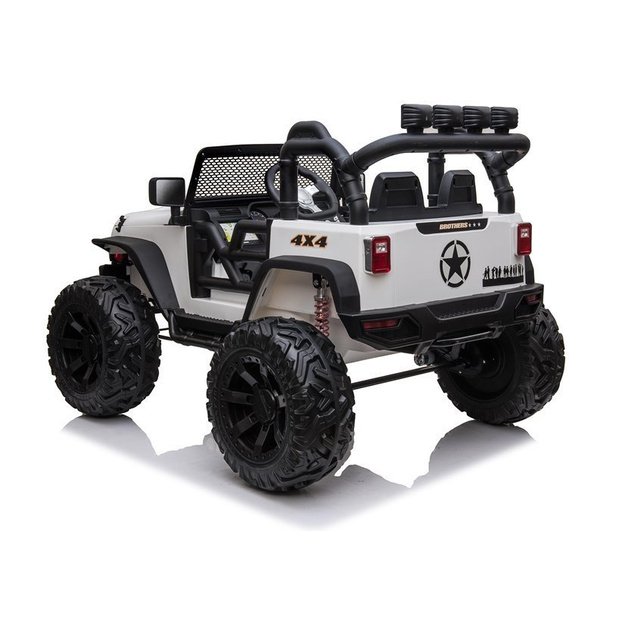 Jeep JC666 Electric Ride On Car White 3