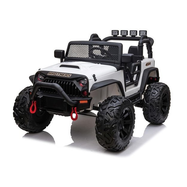 Jeep JC666 Electric Ride On Car White 2