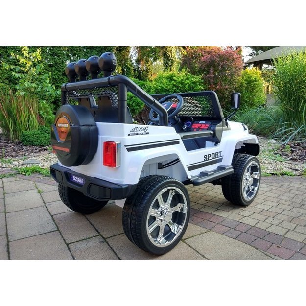 Ride on Car S2388 Jeep White 4x45W 9