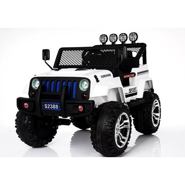 Ride on Car S2388 Jeep White 4x45W 5