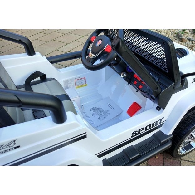 Ride on Car S2388 Jeep White 4x45W 14