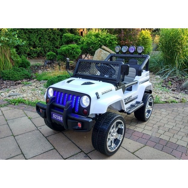Ride on Car S2388 Jeep White 4x45W 6