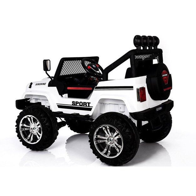 Ride on Car S2388 Jeep White 4x45W 3