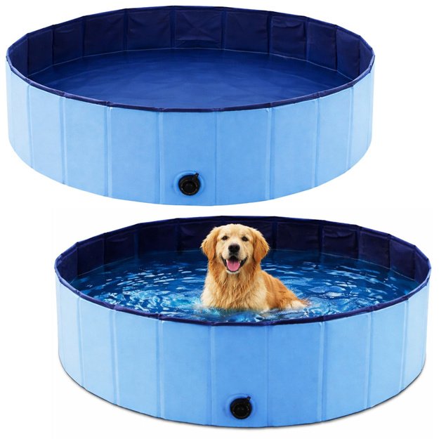 Foldable Garden Pool for Dogs and Animals for Cooling and Washing 120x30 cm