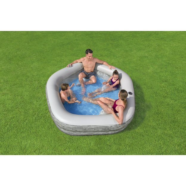 Inflatable Garden Pool 213x 206x 53 cm Bestway 54423