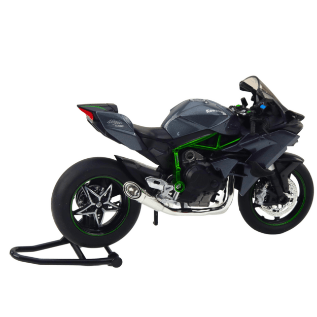 Sports Motorcycle Metal Lights Sounds Gray 1:12