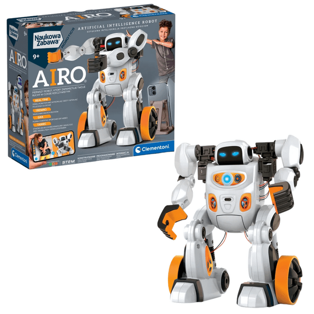 Scientific Fun Robot Airo Set &ndash; Polish Language Clementoni 50819