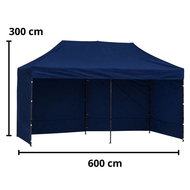 Express Garden Tent Catering Commercial Pavilion Navy Blue 3x6 M