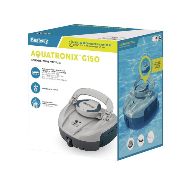 Aquatronix G150 Bestway 58942 Pool Vacuum Cleaner Robot