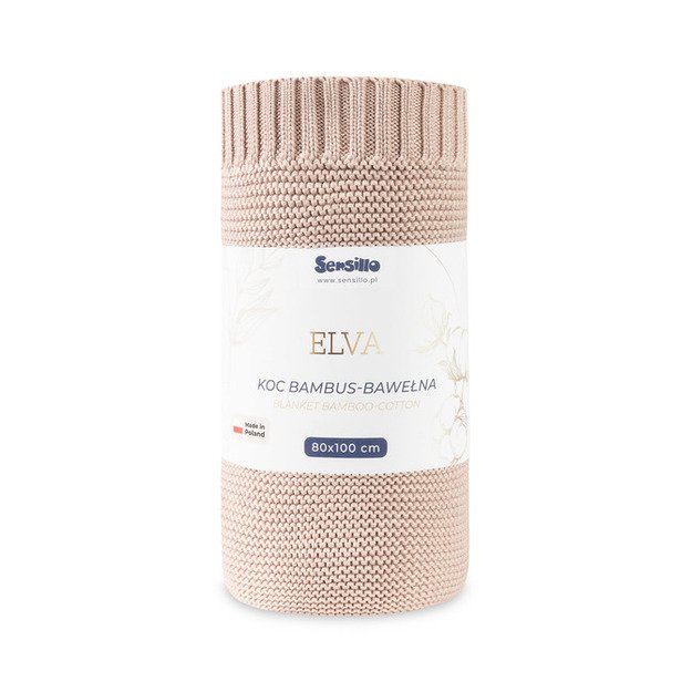 BLANKET ELVA 80X100 DUSTY PINK