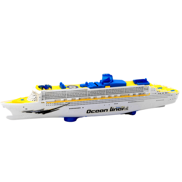 Passenger Cruise Ship Driving Lights Sounds