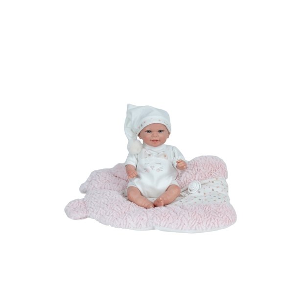 Arias Reborn lėlė kūdikėlis su miego pagalve, 35 cm