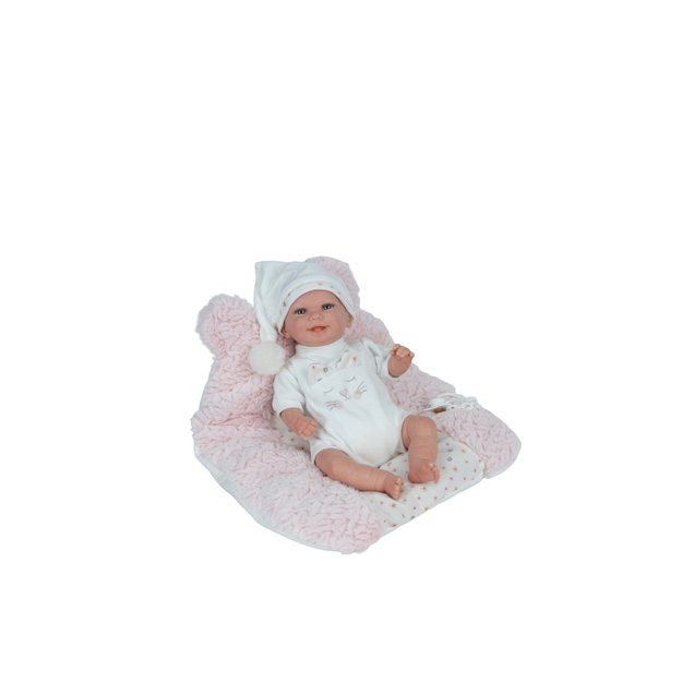 Arias Reborn lėlė kūdikėlis su miego pagalve, 35 cm