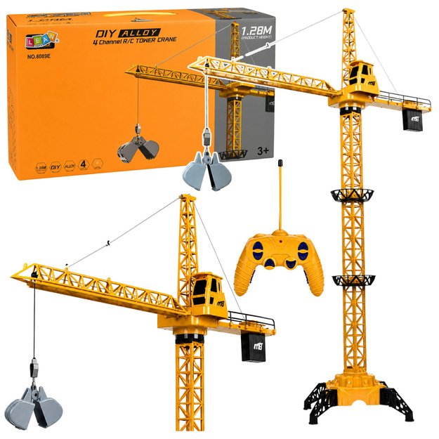Remote Control Construction Crane RC Wired 360&deg; Rotation 71 cm