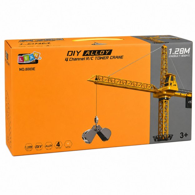 Remote Control Construction Crane RC Wired 360&deg; Rotation 71 cm