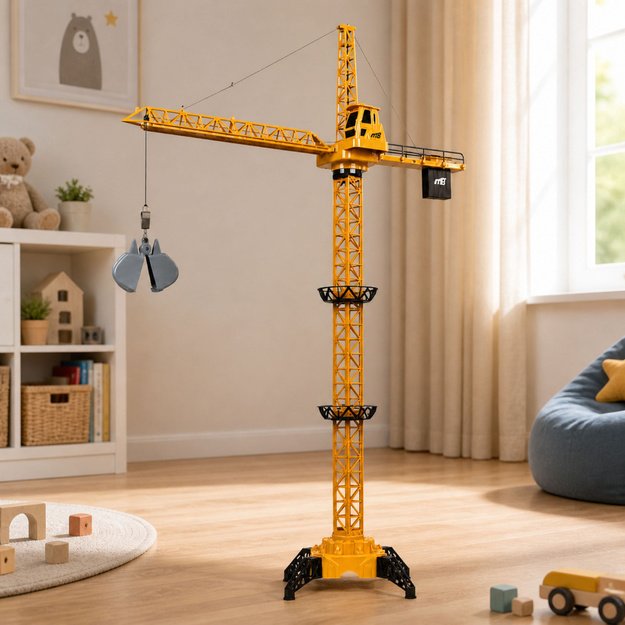 Remote Control Construction Crane RC Wired 360&deg; Rotation 71 cm