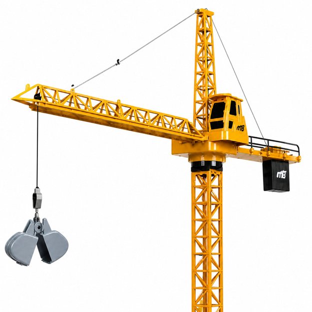 Remote Control Construction Crane RC Wired 360&deg; Rotation 71 cm