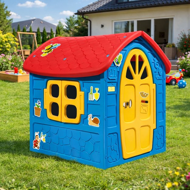 Garden Set Large House for Children Blue 5075