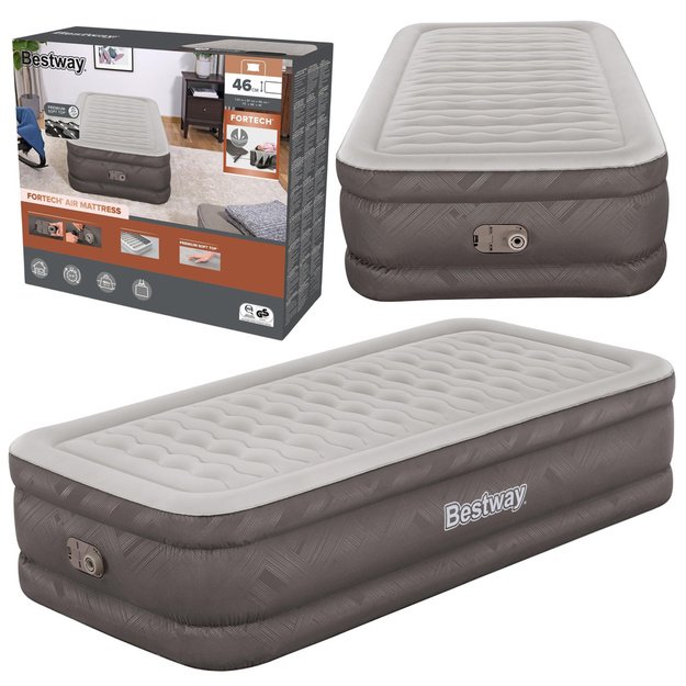 Single Inflatable Mattress with Electric Pump 191 x 97cm Bestway 69048