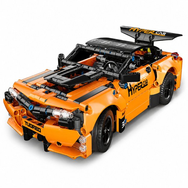 RC Car Remote Controlled Construction Blocks Orange 545 pcs.
