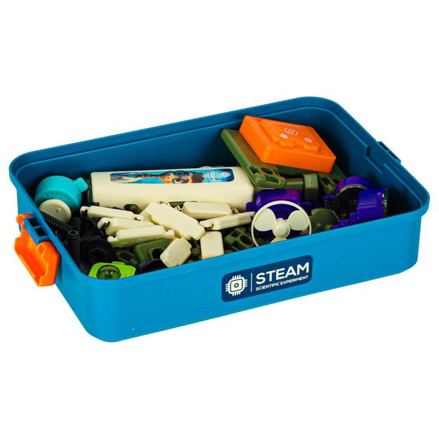 Mały elektryk elektronik zestaw edukacyjny 45 element&oacute;w + 12 kart